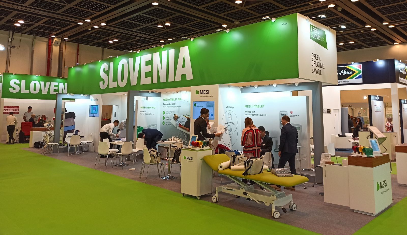 Foto: Skupinski nastop slovenskega gospodarstva na sejmu Arab Health 2020. Arhiv SPIRIT Slovenija/BO